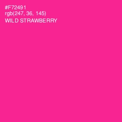 #F72491 - Wild Strawberry Color Image